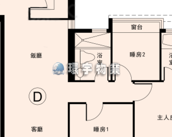 3房套正南橋海 有露台